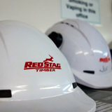 Hard hat with logo