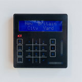 ICT Protege Touch Sense alarm keypad mounted on wall